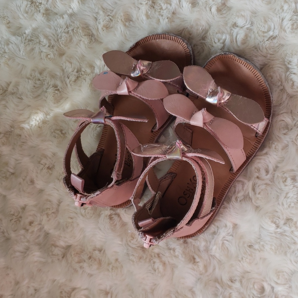 Oshkosh, sandals, size 7, pink